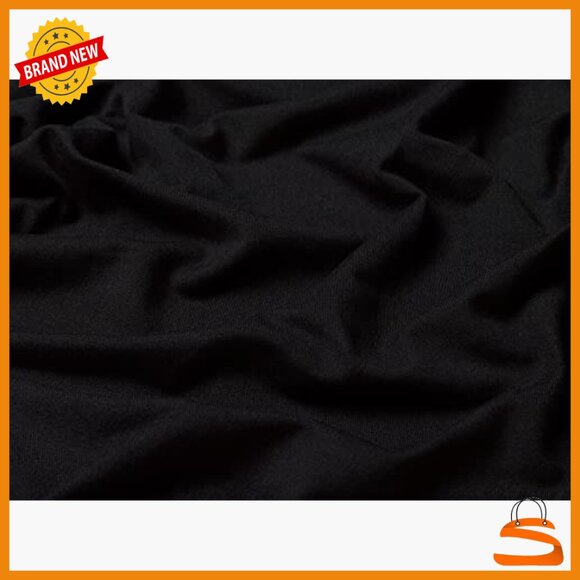 Silky V-Neck Pajama Set with 3/4 Sleeves, Loose Fit, Polyester Blend - Picture 7 of 7